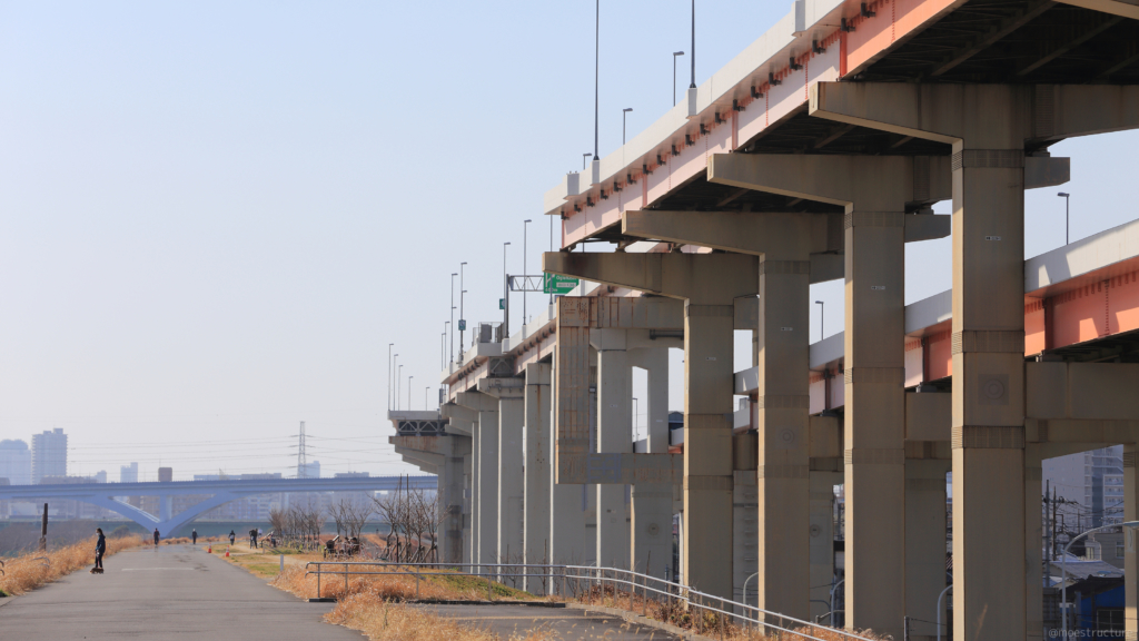 首都高速 中央環状線 本木JCT予備構造